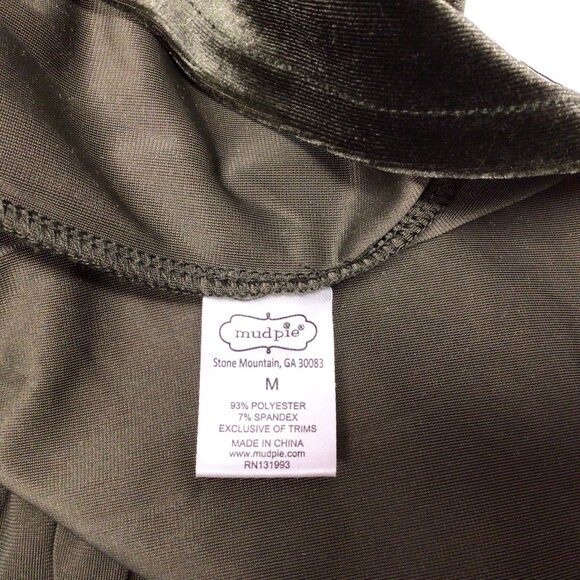 Mudpie Baby Doll Tiered Tank Velvet Top Green Women’s Medium Peasant Boho - Picture 7 of 9